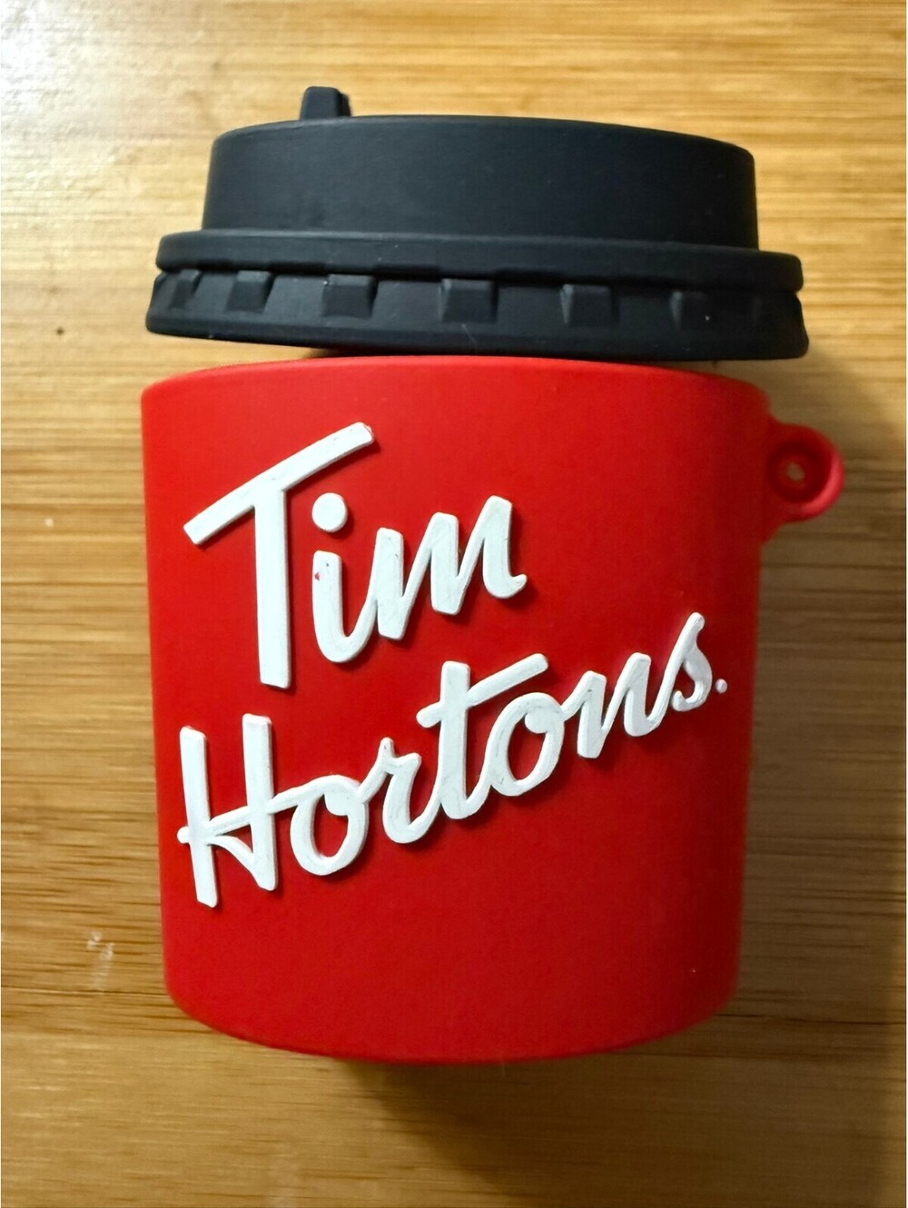 Tim Hortons coffee cup silicone Keychain Airpods gen 1 -2 case or bag charm